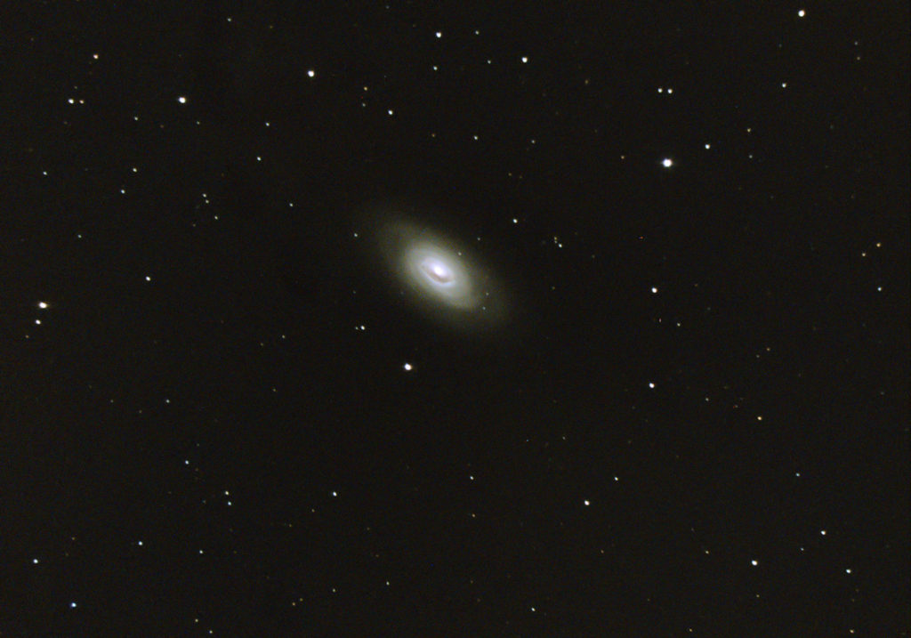 Messier 64 the Black Eye Galaxy taken March 2020