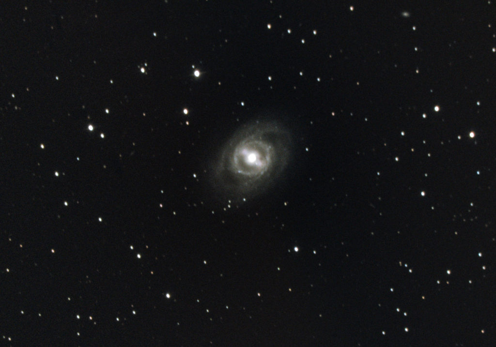 Messier 95 Galaxy, photographed March 2020
